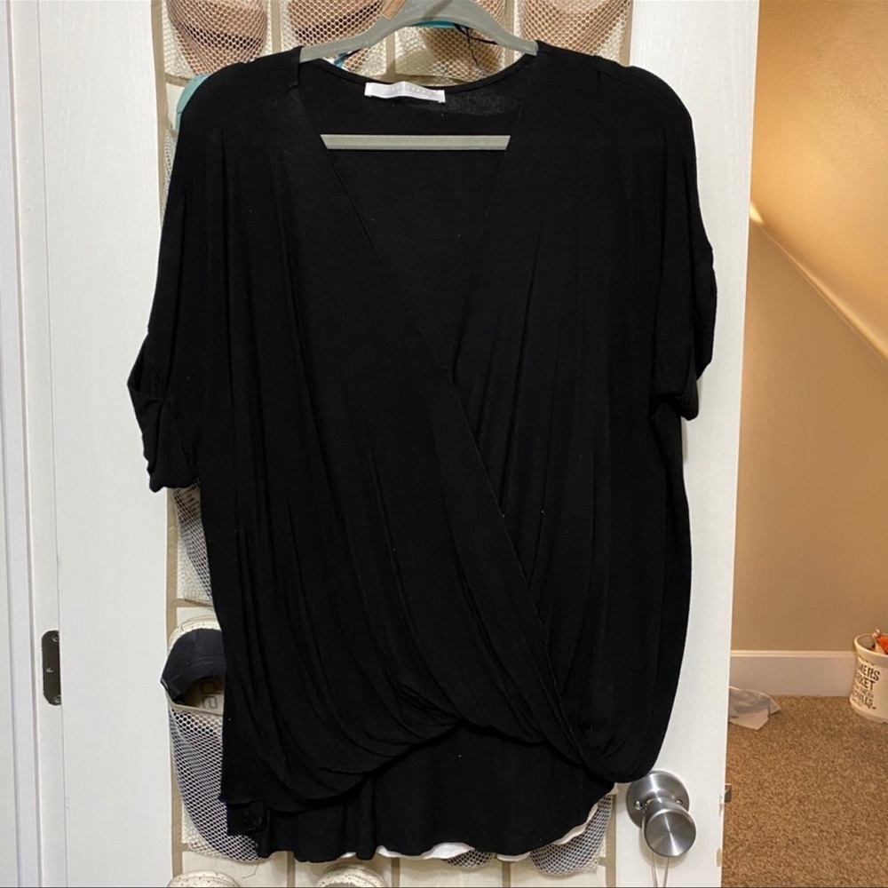 Double zero wrap top
